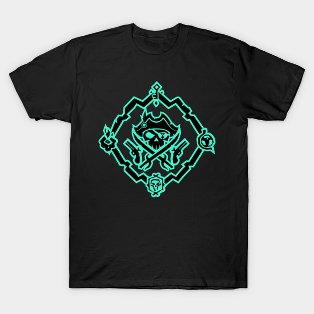 Sea of Thieves Emissaries. T-Shirt by AgentCMYK